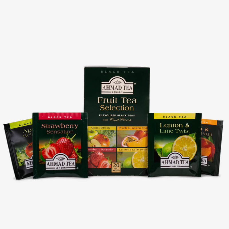 Fruit Tea Selection of 4 Fruit Black Teas - Teabags