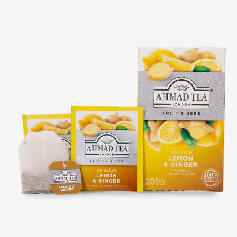 Lemon & Ginger Infusion -20 Foil Teabags