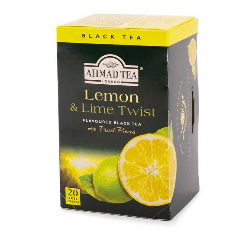 Lemon & Lime Twist Fruit Black Tea - Teabags